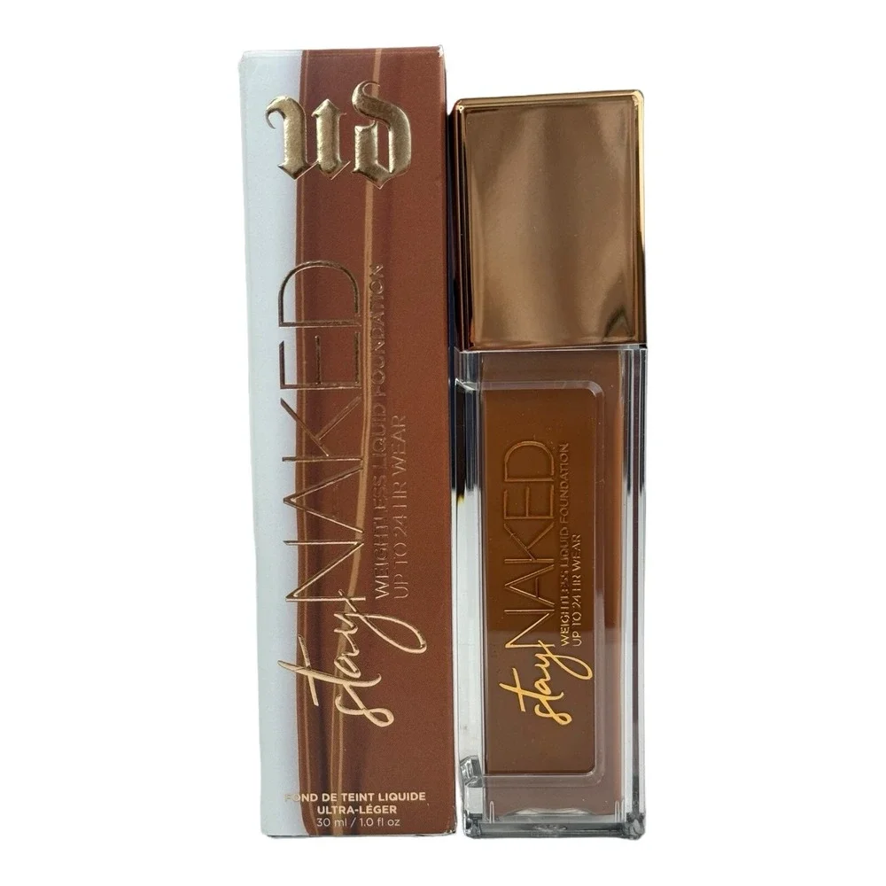 Urban Decay Foundation Stay Naked 70WR Weightless Liquid Waterproof Dark NIB